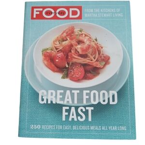 1st Edition/20 Martha Stewart Cookbook Great Food Fast Seasonal Soft Cover